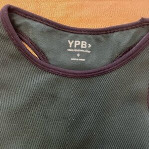 NWT YPB Black Ribbed Tank Top